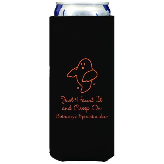 The Friendly Ghost Collapsible Slim Koozies